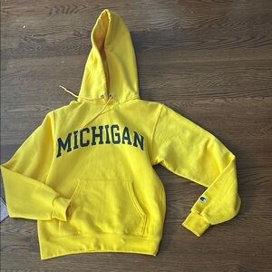 Yellow Michigan Hoodie